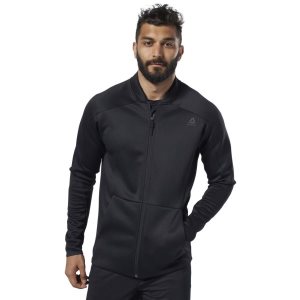 Reebok One Series Training Spacer Track Jacke Herren - Schwarz - DE 512-KMV